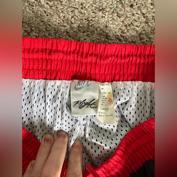 Nike vintage 1980’s flight jogger mesh pants sz lg - Picture 2 of 6